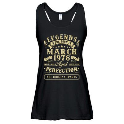 March 1976 47th Birthday Gift 47 Year Old Ladies Essential Flowy Tank