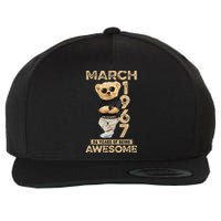 March 1967 56 Years Of Being Awesome 56th Birthday Wool Snapback Cap