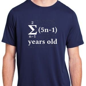 Math 13 Birthday Boy 13 Yr 13 Year Old Boy 13th Birthday Adult ChromaSoft Performance T-Shirt