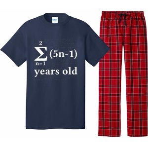 Math 13 Birthday Boy 13 Yr 13 Year Old Boy 13th Birthday Pajama Set