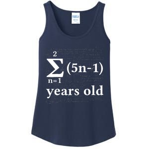 Math 13 Birthday Boy 13 Yr 13 Year Old Boy 13th Birthday Ladies Essential Tank