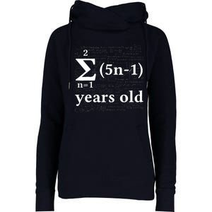 Math 13 Birthday Boy 13 Yr 13 Year Old Boy 13th Birthday Womens Funnel Neck Pullover Hood