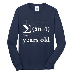 Math 13 Birthday Boy 13 Yr 13 Year Old Boy 13th Birthday Tall Long Sleeve T-Shirt