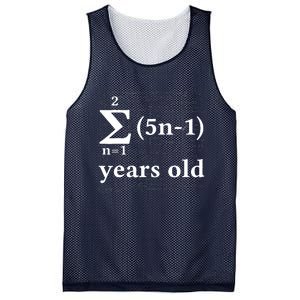 Math 13 Birthday Boy 13 Yr 13 Year Old Boy 13th Birthday Mesh Reversible Basketball Jersey Tank