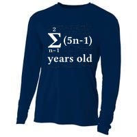 Math 13 Birthday Boy 13 Yr 13 Year Old Boy 13th Birthday Cooling Performance Long Sleeve Crew