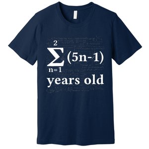 Math 13 Birthday Boy 13 Yr 13 Year Old Boy 13th Birthday Premium T-Shirt