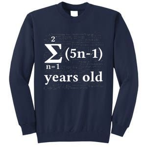 Math 13 Birthday Boy 13 Yr 13 Year Old Boy 13th Birthday Tall Sweatshirt