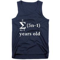 Math 13 Birthday Boy 13 Yr 13 Year Old Boy 13th Birthday Tank Top