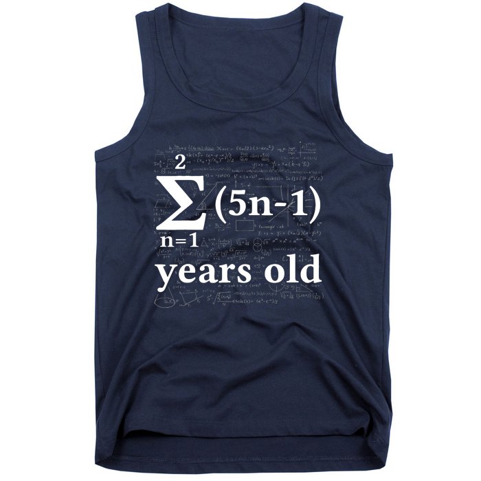 Math 13 Birthday Boy 13 Yr 13 Year Old Boy 13th Birthday Tank Top