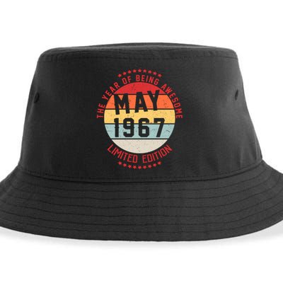 May 1967 Birthday The Year Of Being Awesome Gift Sustainable Bucket Hat