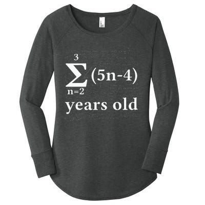 Math 17 Birthday Boy 17 Yr 17 Year 17th Birthday Women's Perfect Tri Tunic Long Sleeve Shirt