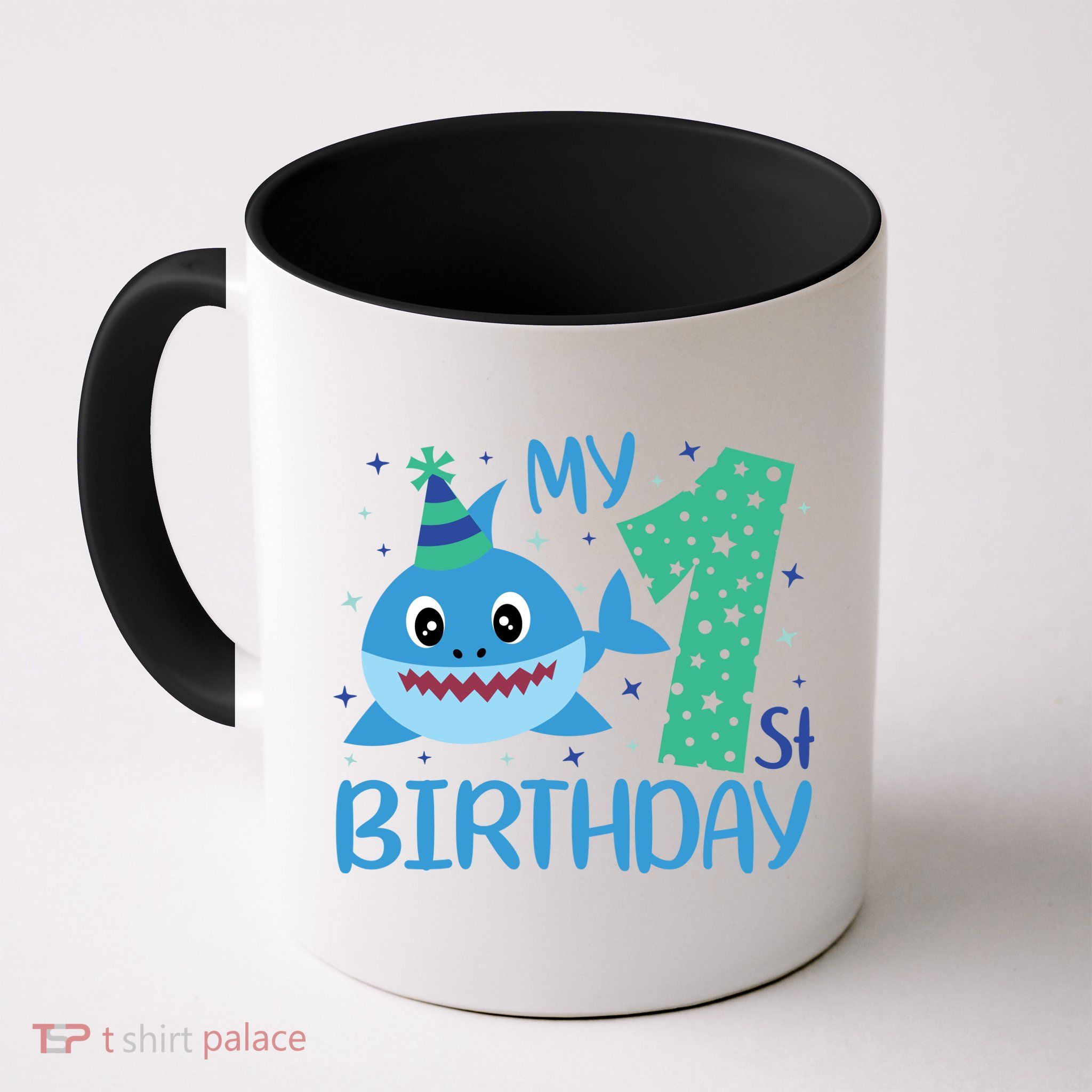 My 1st Birthday Sharks Gift For Birthday Mug