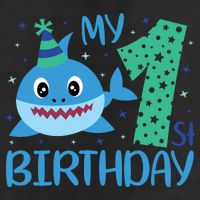 My 1st Birthday Sharks Gift For Birthday 11oz C Handle Ceramic Mug