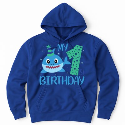 My 1st Birthday Sharks Gift For Birthday Hoodie