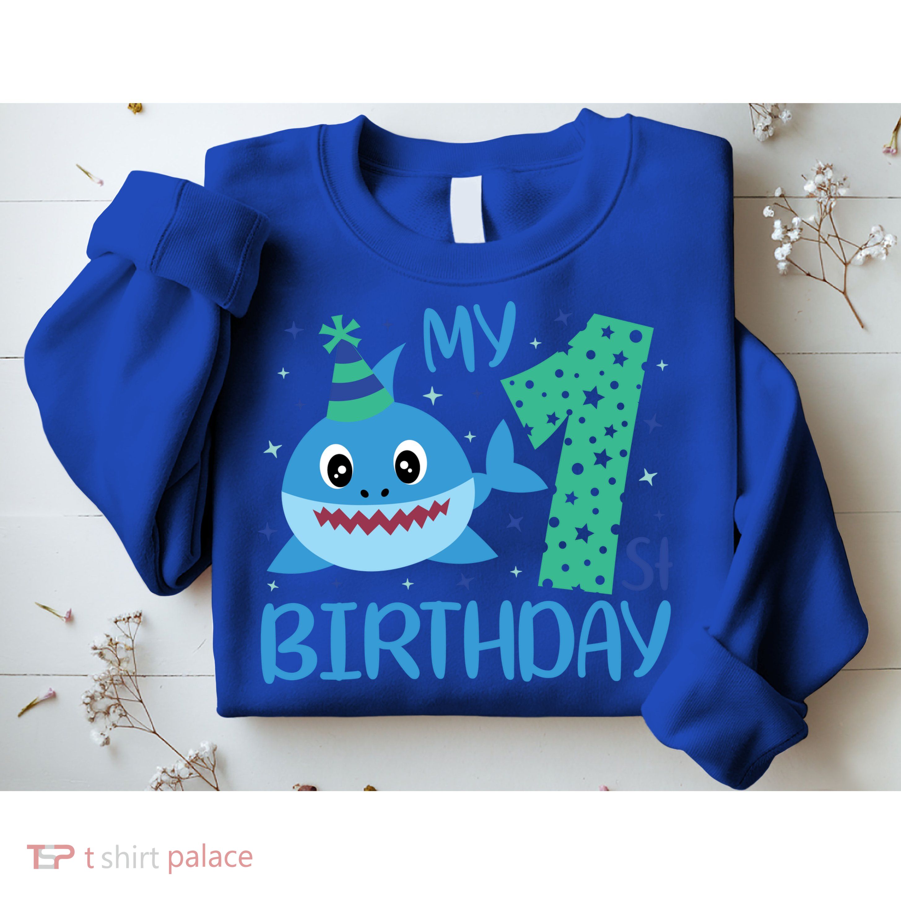 My 1st Birthday Sharks Gift For Birthday Sweatshirt