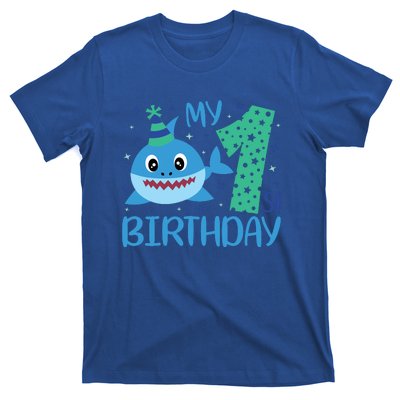 My 1st Birthday Sharks Gift For Birthday T-Shirt