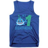 My 1st Birthday Sharks Gift For Birthday Tank Top