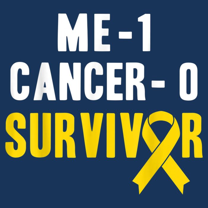 Me 1 Cancer 0 Childhood Cancer Survivor Baby Bodysuit