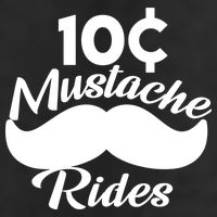Mustache 10 Cent Rides Adult Drive Performance Visor
