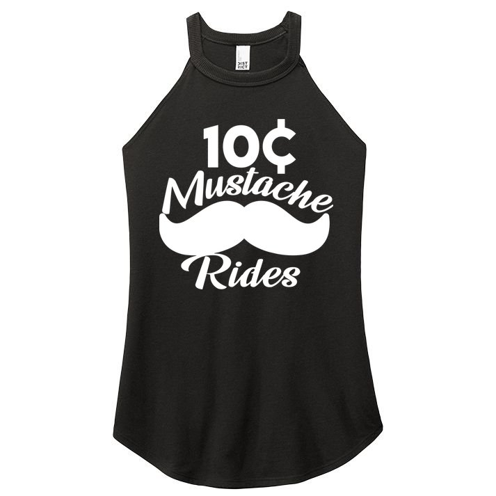 Mustache 10 Cent Rides Women's Perfect Tri Rocker Tank