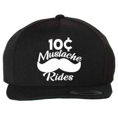 Mustache 10 Cent Rides Wool Snapback Cap