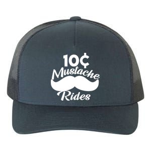 Mustache 10 Cent Rides Yupoong Adult 5-Panel Trucker Hat