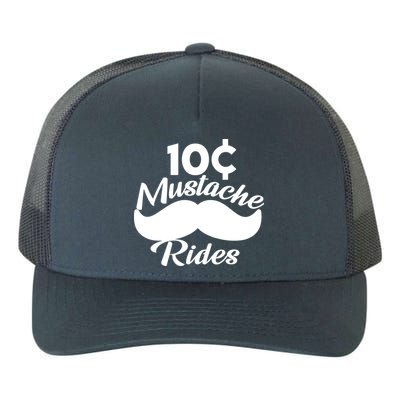 Mustache 10 Cent Rides Yupoong Adult 5-Panel Trucker Hat