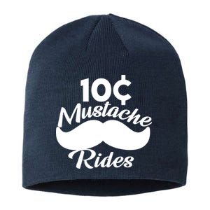 Mustache 10 Cent Rides Sustainable Beanie