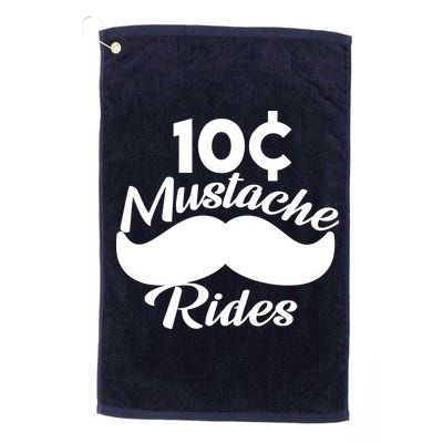 Mustache 10 Cent Rides Golf Towel