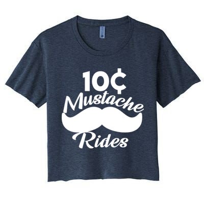 Mustache 10 Cent Rides Crop Top