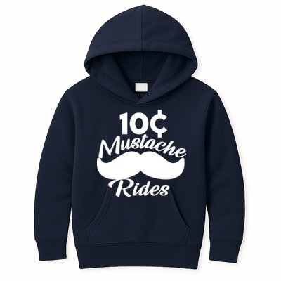 Mustache 10 Cent Rides Kids Hoodie