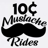 Mustache 10 Cent Rides Garment-Dyed Sweatshirt