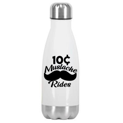 Mustache 10 Cent Rides Stainless Steel Insulated Water Bottle