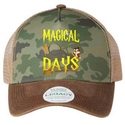 Magical 100 Days Of School Legacy Tie Dye Trucker Hat