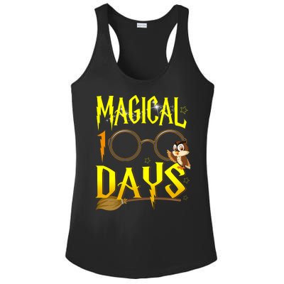 Magical 100 Days Of School Ladies PosiCharge Competitor Racerback Tank