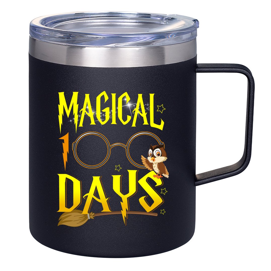 Magical 100 Days Of School 12oz Stainless Steel Coffee Mug