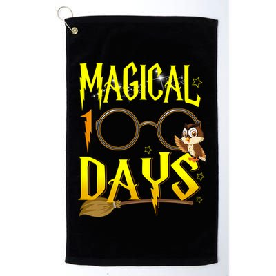 Magical 100 Days Of School Golf Towel
