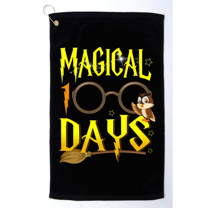 Magical 100 Days Of School Golf Towel
