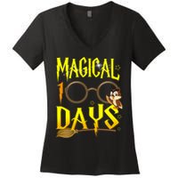 Magical 100 Days Of School Women's V-Neck T-Shirt