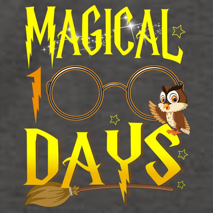 Magical 100 Days Of School Vector Backpack