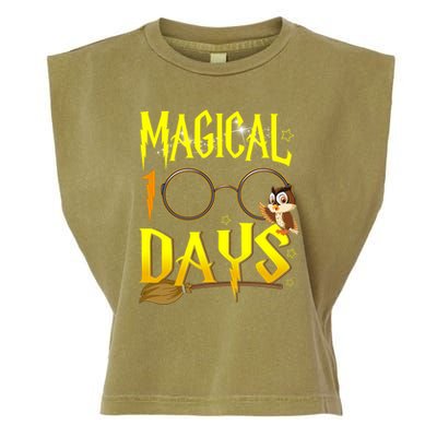 Magical 100 Days Of School Garment-Dyed Women's Muscle Tee