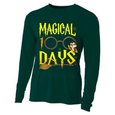 Magical 100 Days Of School Cooling Performance Long Sleeve Crew