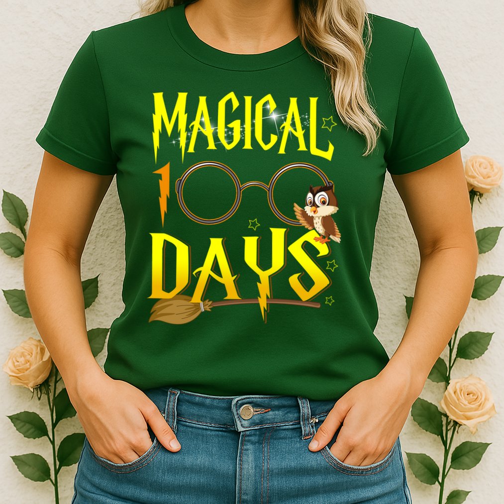 Magical 100 Days Of School Womens T-Shirt