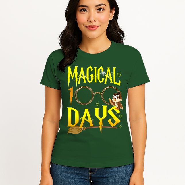 Magical 100 Days Of School Womens T-Shirt