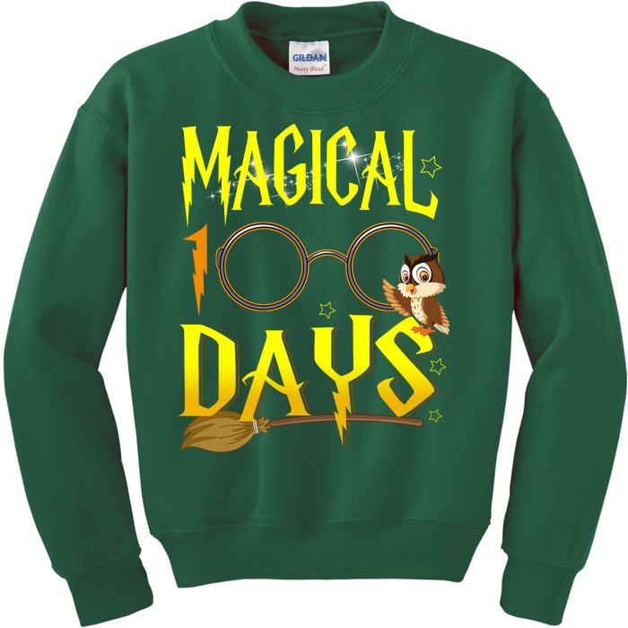 Magical 100 Days Of School Kids Sweatshirt