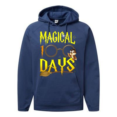 Magical 100 Days Of School Performance Fleece Hoodie