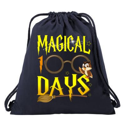 Magical 100 Days Of School Drawstring Bag