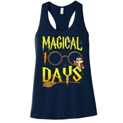 Magical 100 Days Of School Women's Racerback Tank