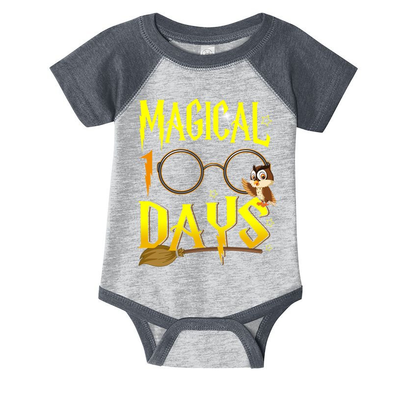 Magical 100 Days Of School Infant Baby Jersey Bodysuit