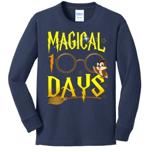 Magical 100 Days Of School Kids Long Sleeve Shirt